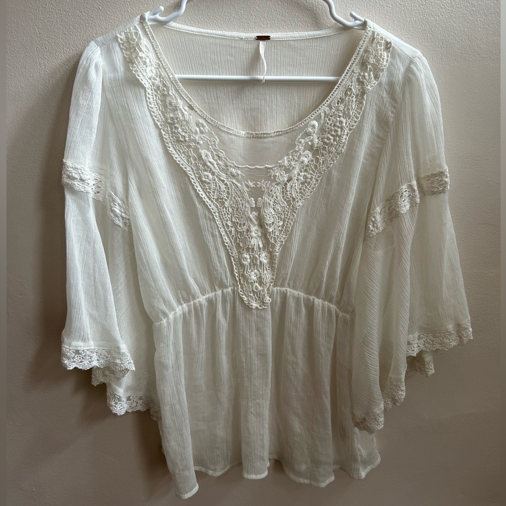 Free people sheer top